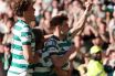 Kieran Tierney celebrates