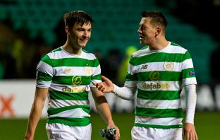 Kieran Tierney and Callum McGregor