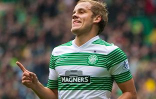 Teemu Pukki celebrates