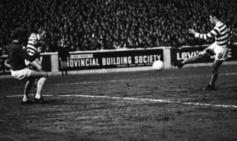 George Connelly scores versus Leeds United (European Cup Semi Final 1st April 1970)