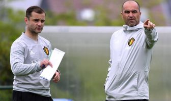 Shaun Maloney and Roberto Martinez