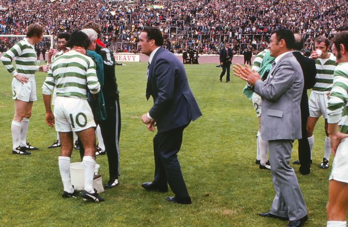 Jock Stein and Sean Fallon