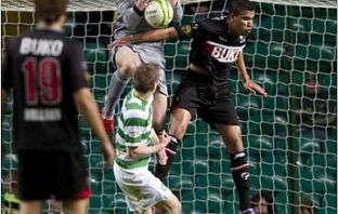 Celtic goalkeeper Dominic Cervi