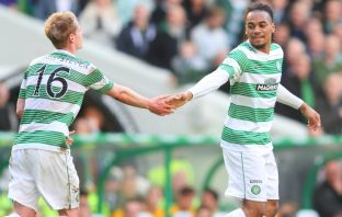 Jason Denayer celebrates