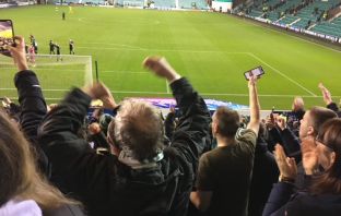 David Potter at Easter Road