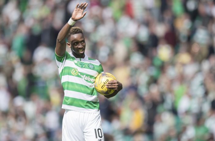 Moussa with the match ball