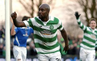 Carlton Cole scores for Celtic.