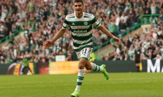 Liel Abada celebrates