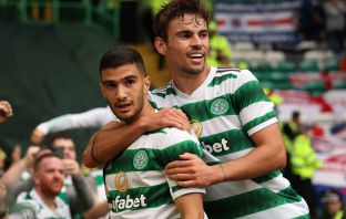 Liel Abada celebrates
