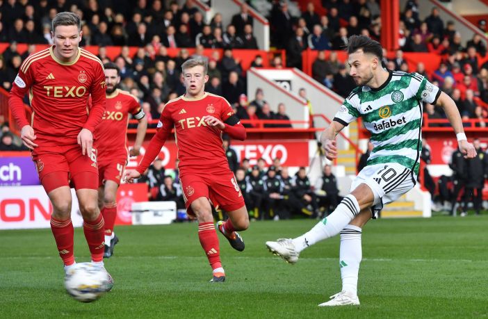 Nicolas Kuhn's first Celtic goal