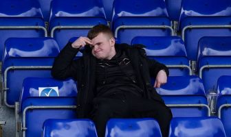 A frustrated Rangers fan