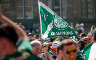 Celtic title celebrations