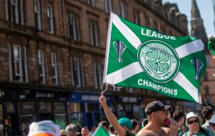 Celtic title celebrations