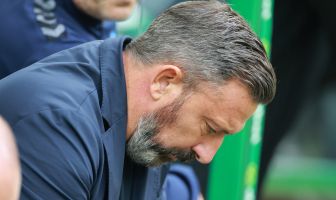 Derek McInnes at Celtic Park
