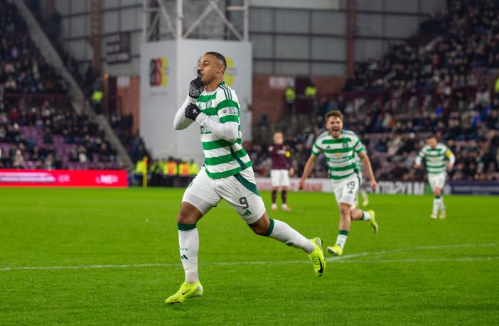 Adam Idah shuts up the Hearts support
