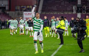 Adam Idah celebrates