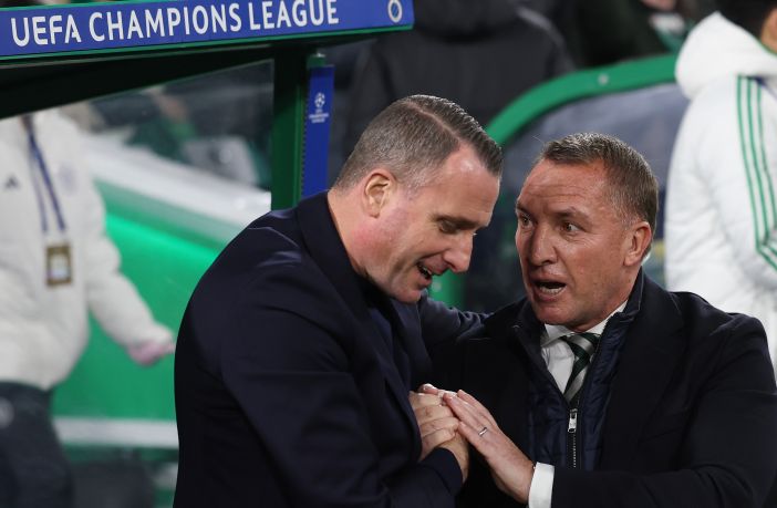 Nicky Hayen and Brendan Rodgers