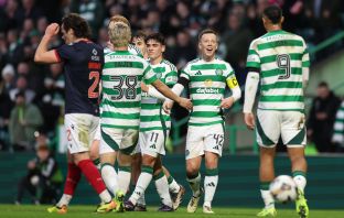 Callum McGregor celebrates