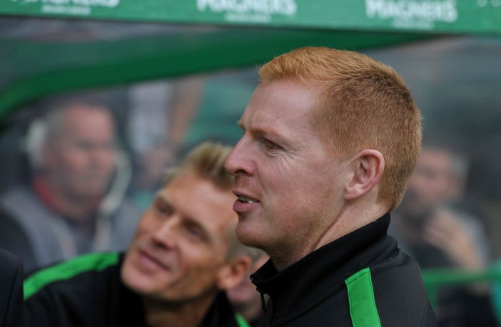 Johan Mjallby and Neil Lennon