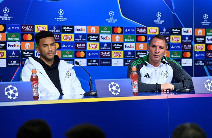 Auston Trusty and Brendan Rodgers