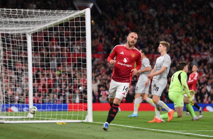 Christian Eriksen of Manchester United