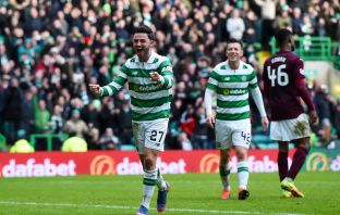 Paddy Roberts celebrates
