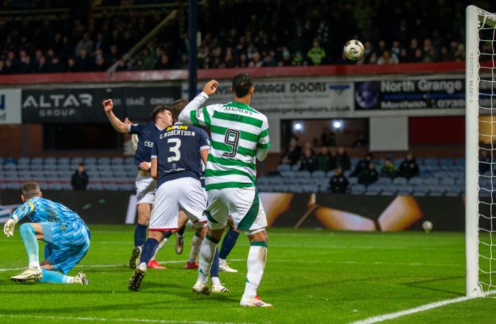 Adam Idah at Dens Park
