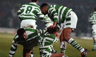 Jorge Cadete scores