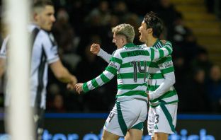 Luke McCowan and Yang celebrate.