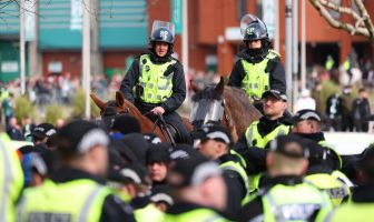 Police operation at Celtic Park