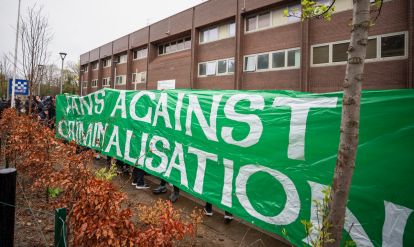 Celtic Fans Against Criminalisation Protest