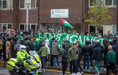 Celtic Fans Against Criminalisation Protest