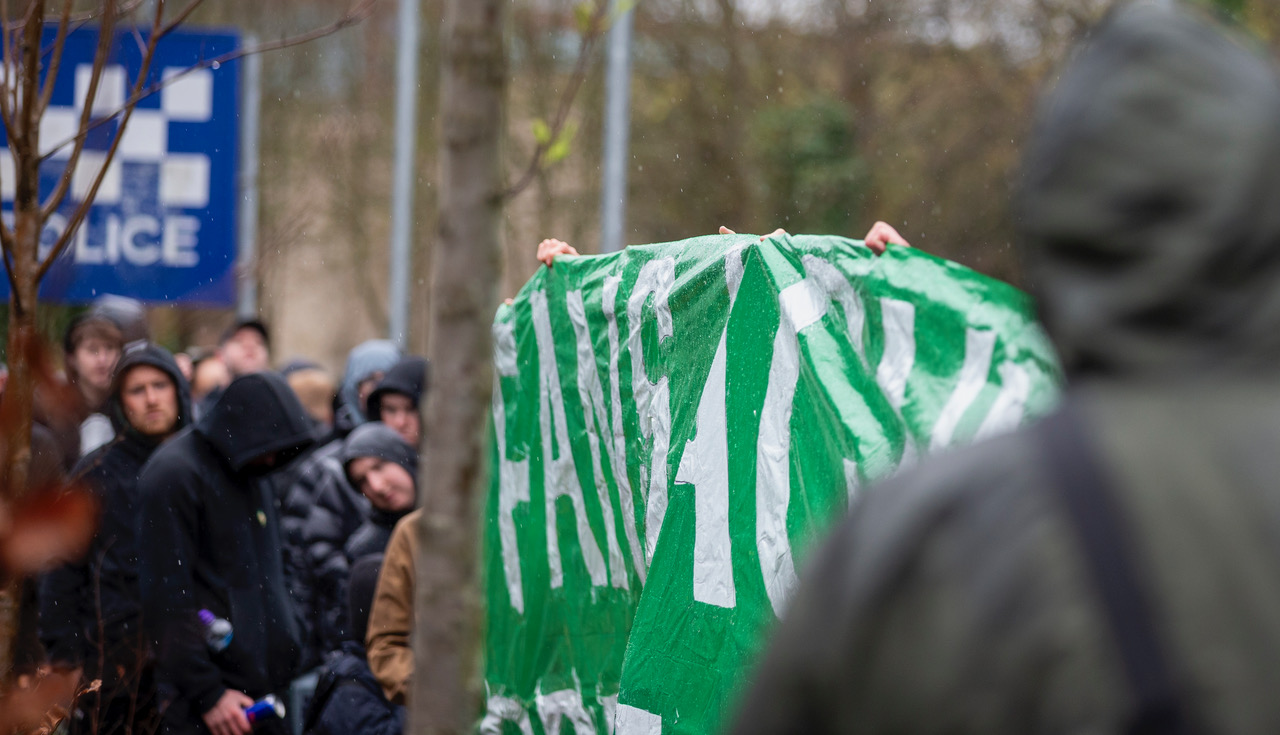 Celtic Fans Against Criminalisation Protest