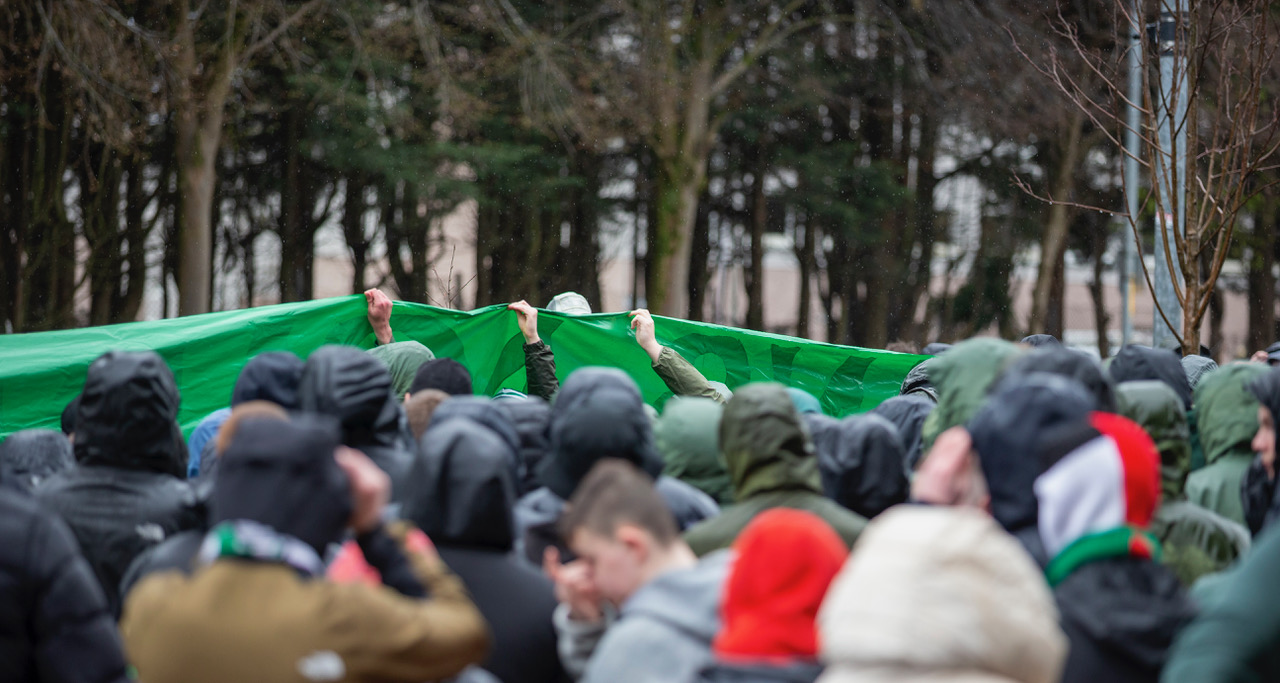 Celtic Fans Against Criminalisation Protest