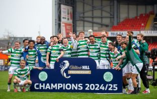 Celtic title celebrations