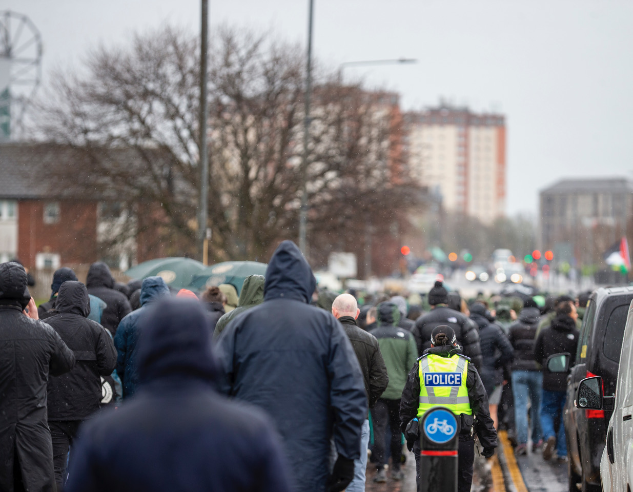 Celtic Fans Against Criminalisation Protest