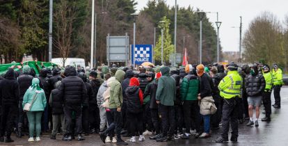 Celtic Fans Against Criminalisation Protest