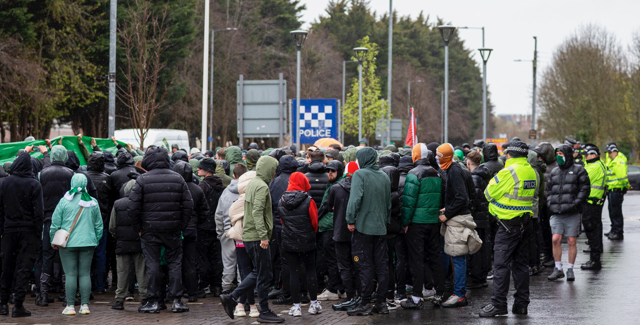 Celtic Fans Against Criminalisation Protest