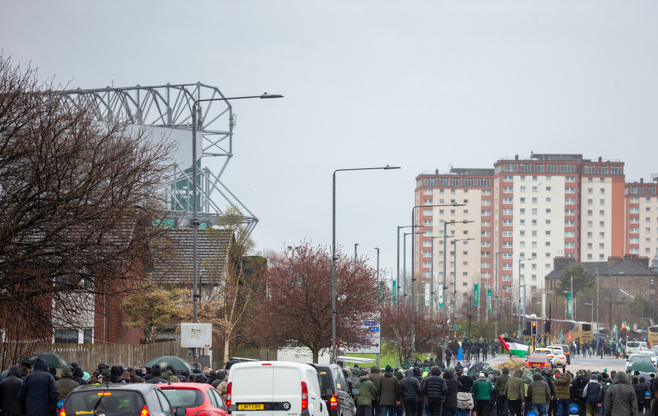 Celtic Fans Against Criminalisation Protest