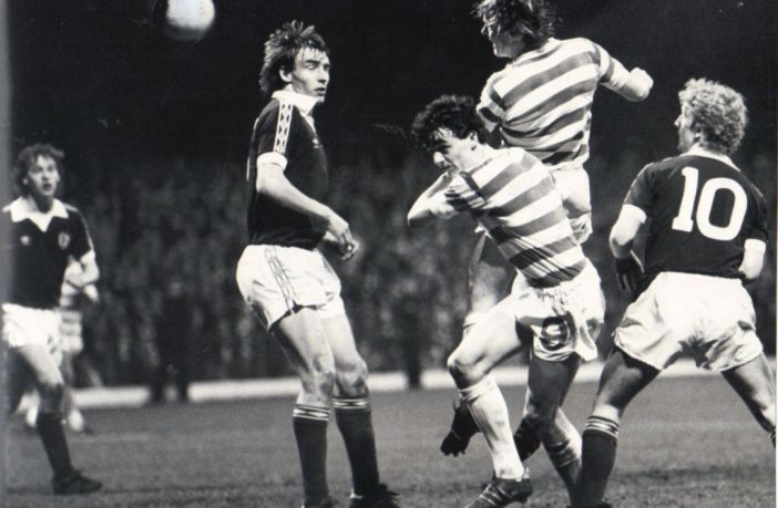 Frank McGarvey scored as the Jungle chanted ‘April Fools’