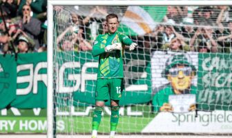 Celtic goalkeeper Viljami Sinisalo