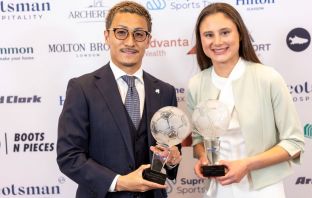 PFA Scotland POTY winners Daizen Maeda and Emma Lawton