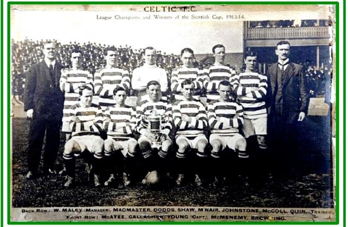 Celtic - Scottish Cup winners 1914