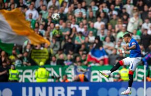 Celtic supporters at Ibrox