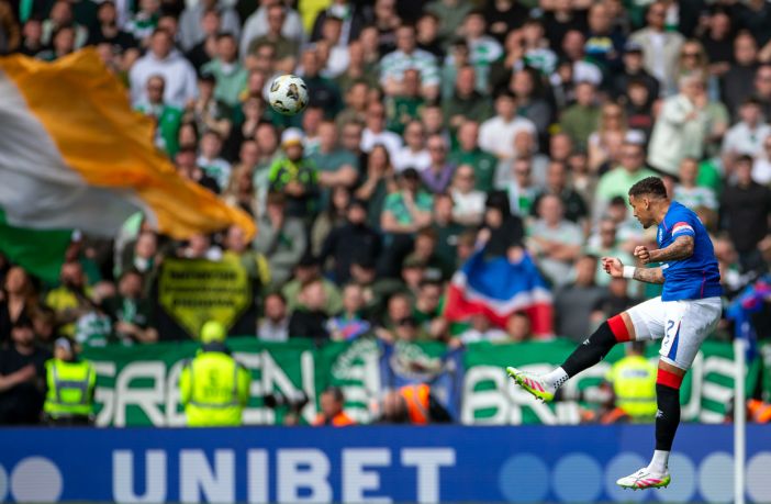 Celtic supporters at Ibrox