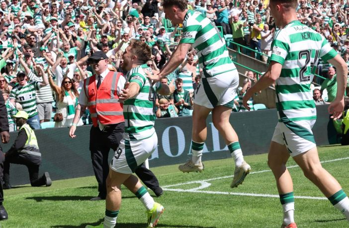 James Forrest scores