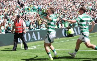 James Forrest scores
