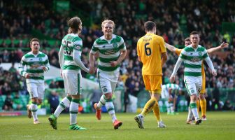 Gary Mackay-Steven of Celtic celebrates