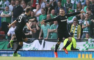 Gary Hooper scores