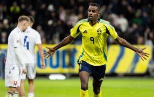 Alexander Isak of Sweden
